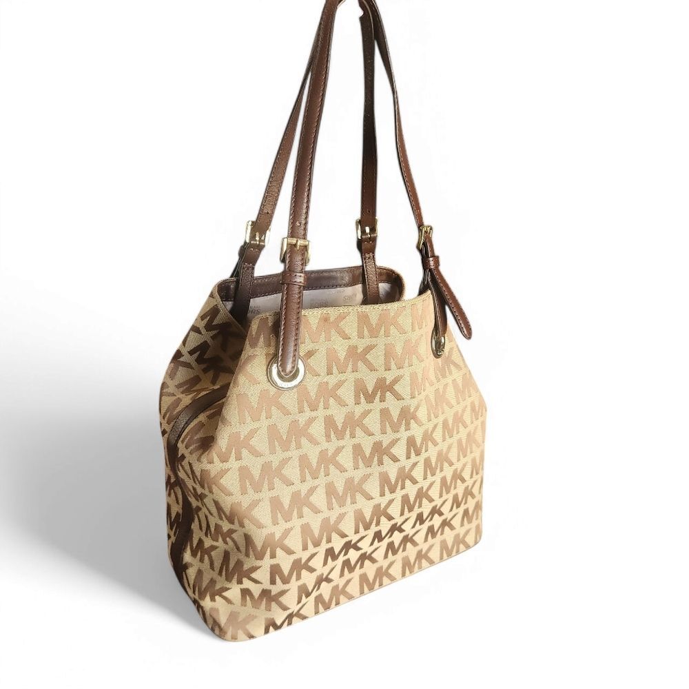 Michael Kors signature monogram tote